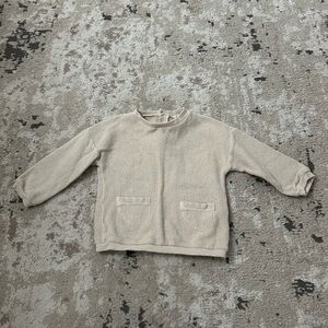 Búho Baby Tan Crewneck Size 24 Months